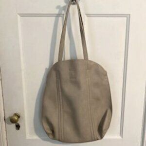 Antika Kraft, Large, Vegan Leather Tote/ Hobo/ Shoulder Bag in Taupe